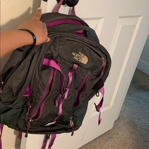 Used North Face backpack